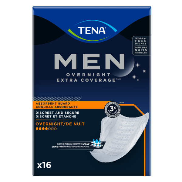 TENA Men Guard, Overnight - 16/bag (TNMPST Health & Beauty Health Care Incontinence Aids) photo