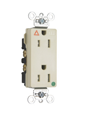10-TAMPER-RESISTANT 15A OUTLET BRANCH CIRCUIT AFCI RECEPTACLE IVORY pass seymour