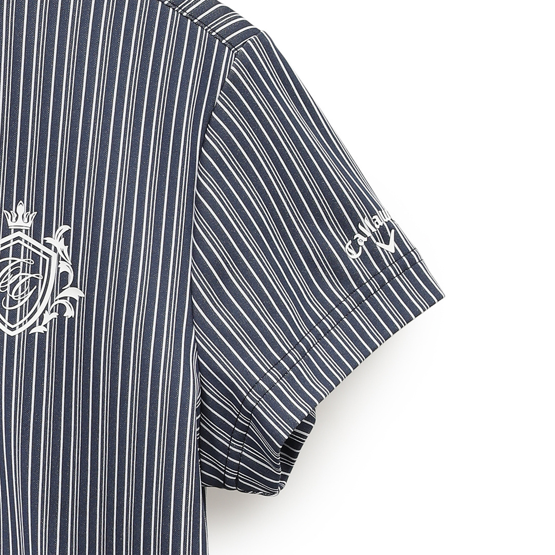 ストライプ半袖シャツ (WOMENS)