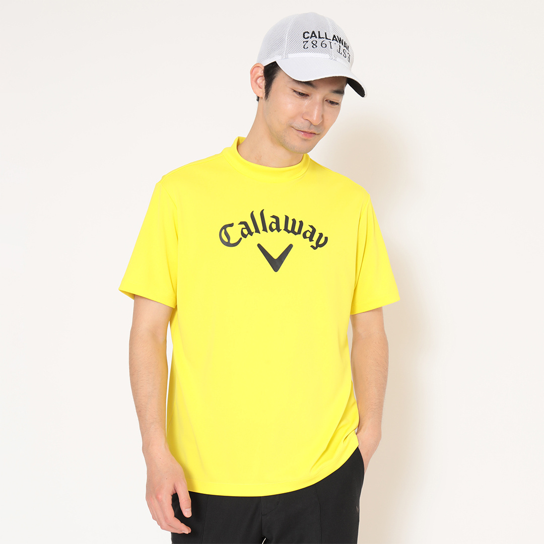 取扱店舗限定】-3℃裏クールフロントロゴ半袖モックネック ※4Lサイズ