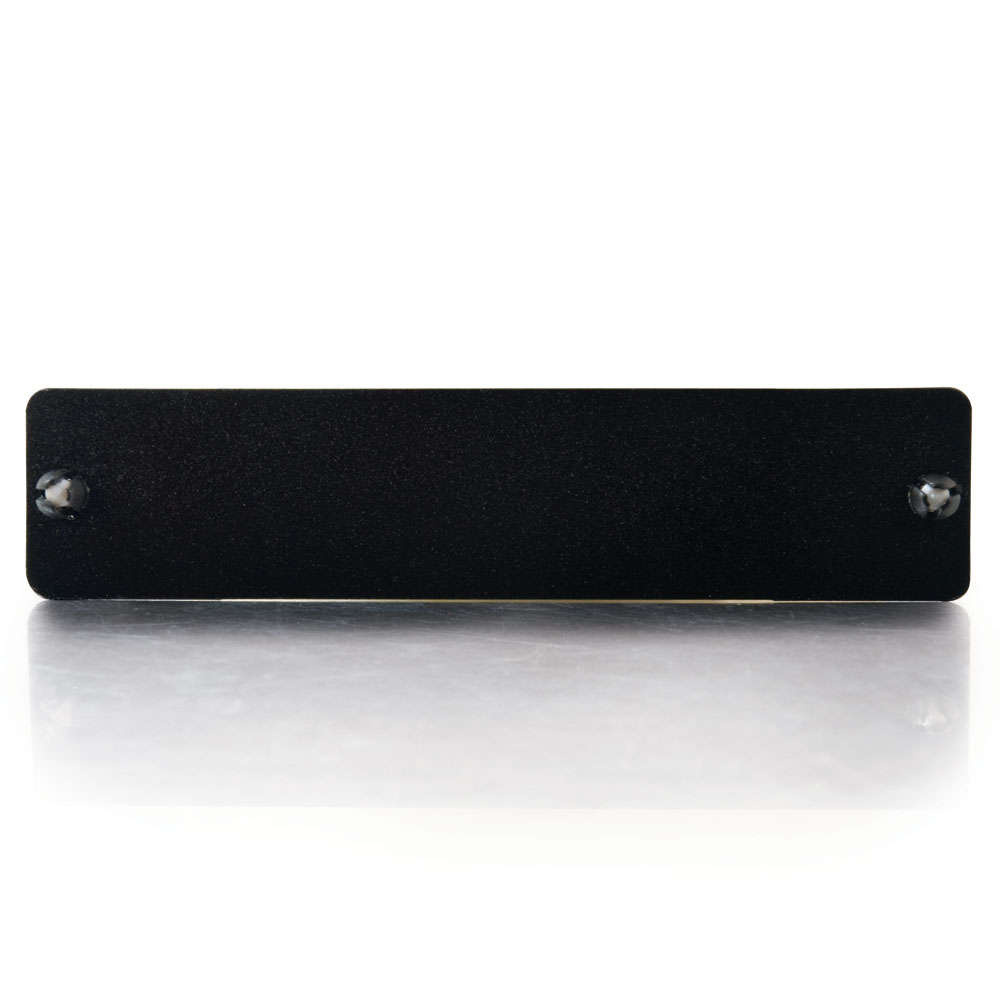 Blank Filler Plate for Fiber Optic Enclosures and Panels