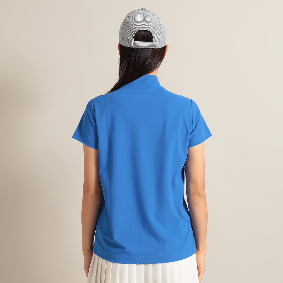 ハイゲージカノコモックネックシャツ (WOMENS)