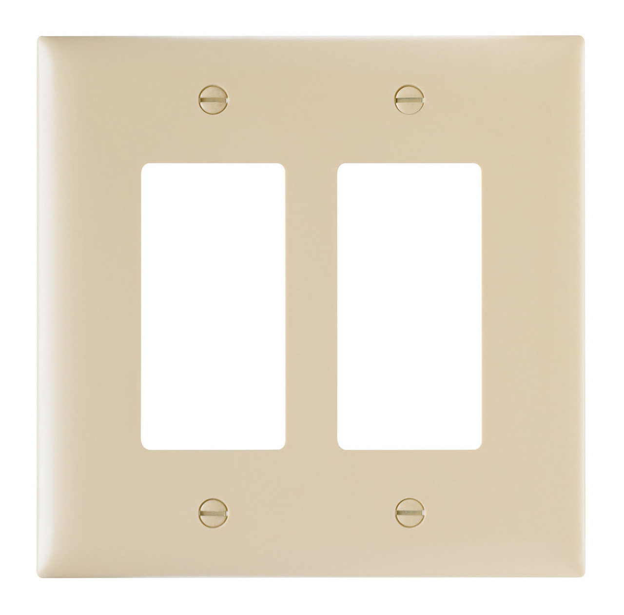 Decorator Openings, Two Gang, Brown