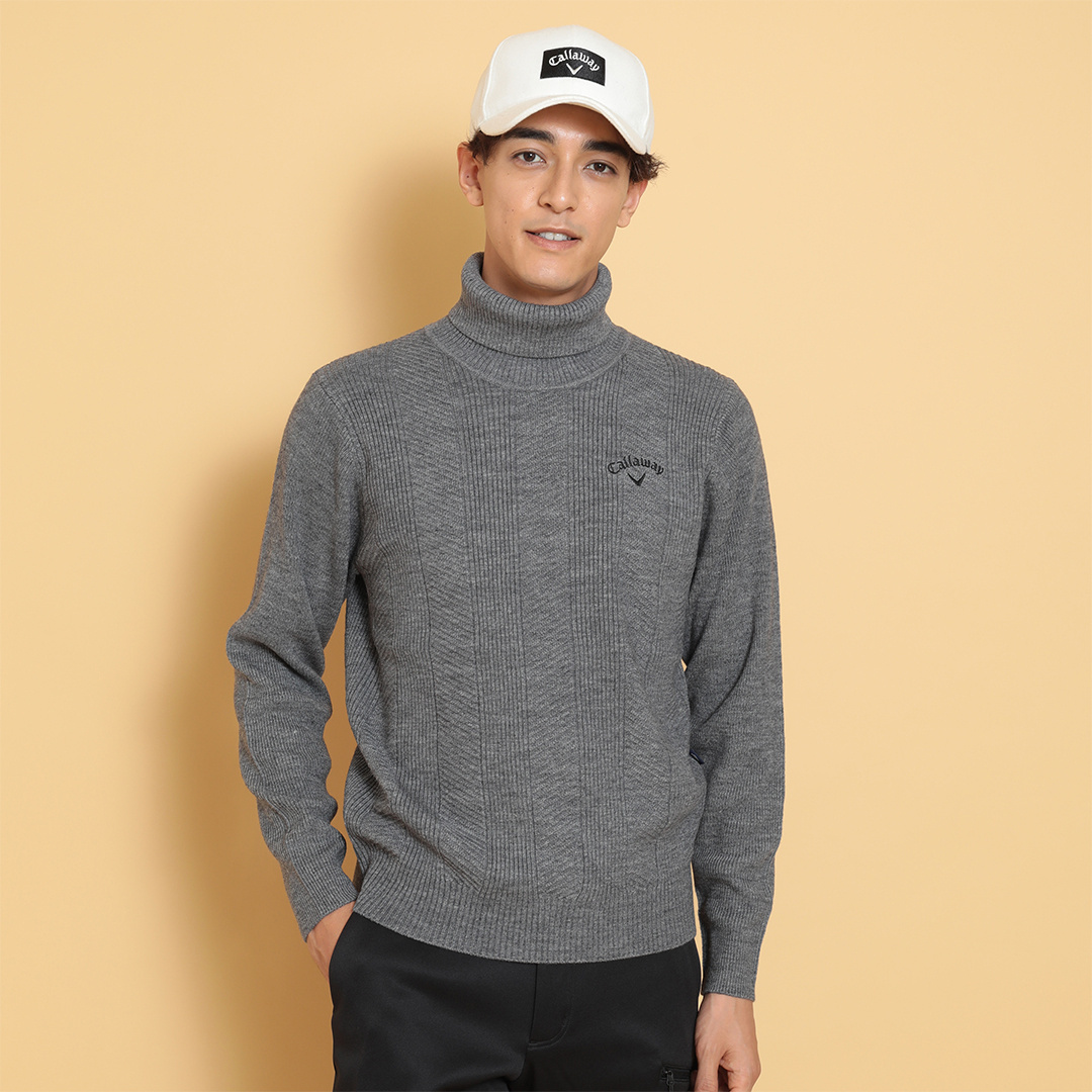 Callaway RED LABLE　カシミヤ タートルネックニット　Mサイズ キャロウェイ（CALLAWAY）（レディース）ゴルフウェア