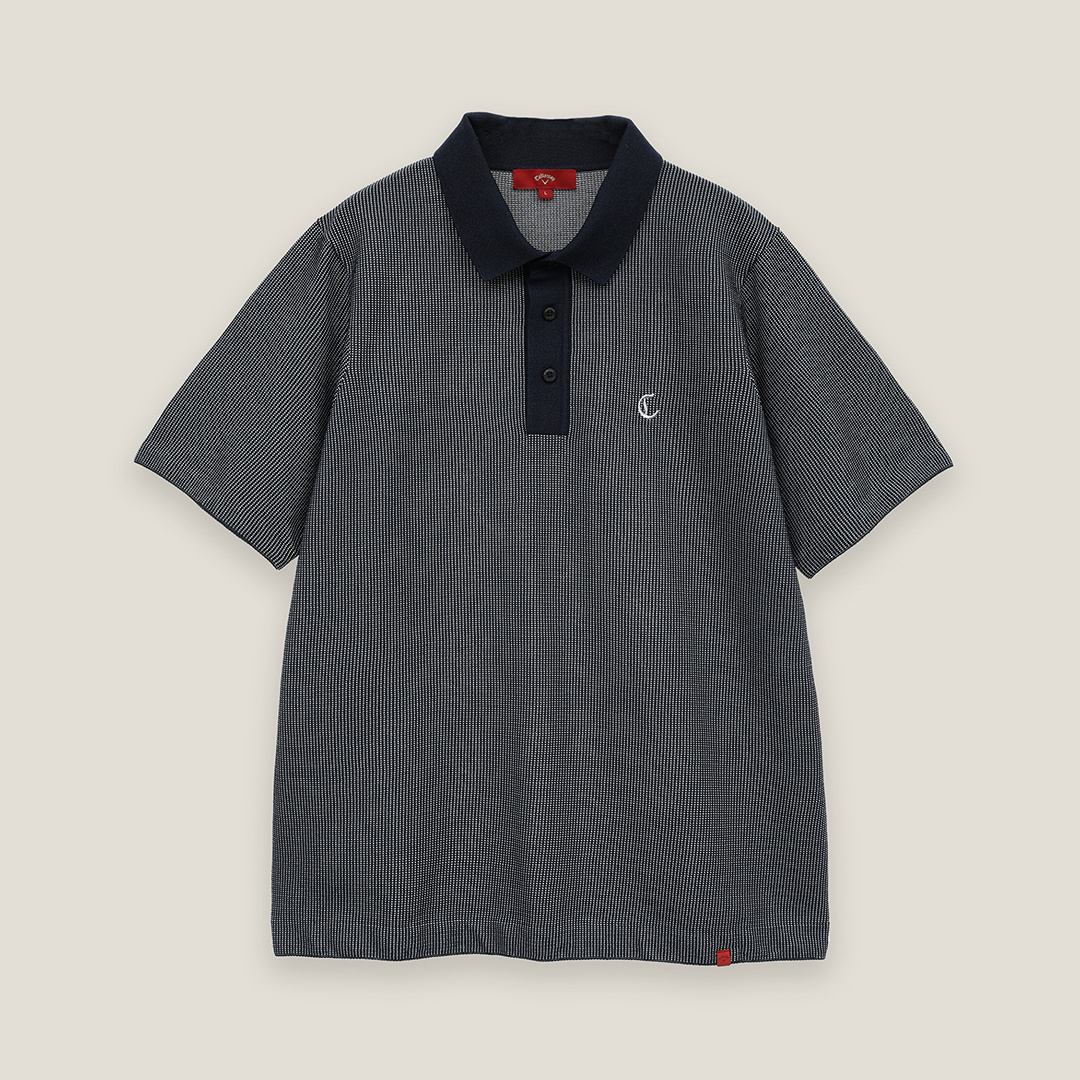 バーズアイニットポロシャツ (MENS)