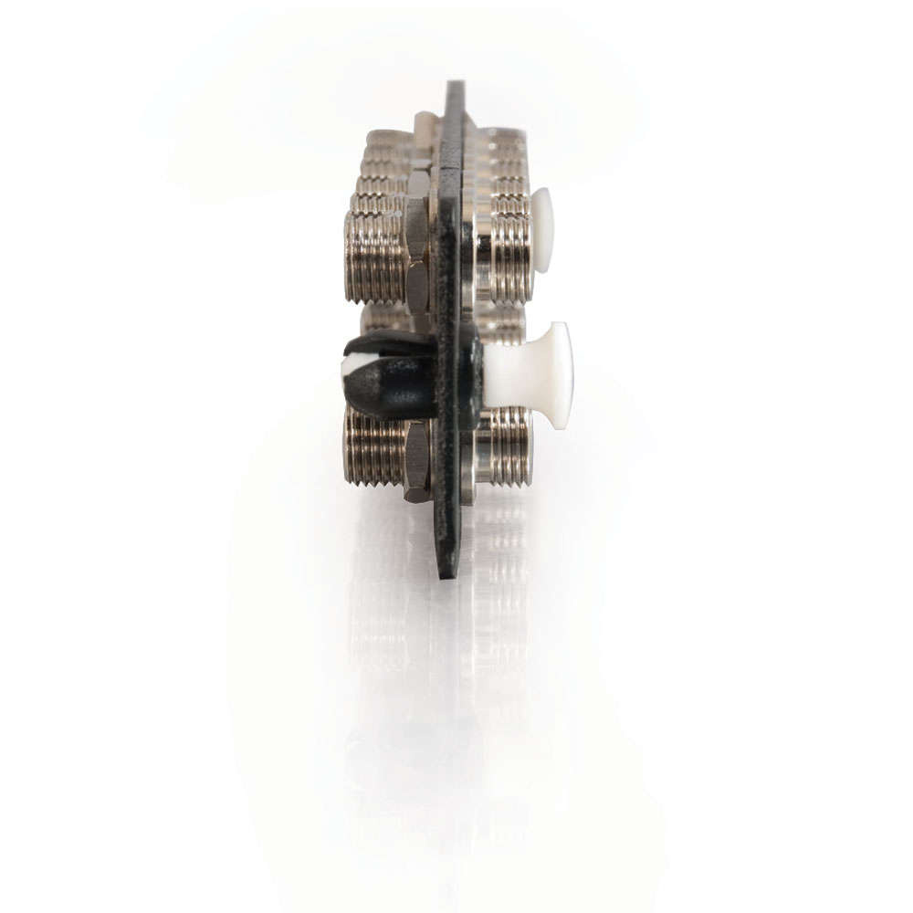 12-Strand, FC, Zirconia Insert, Single-Mode Adapter Panel