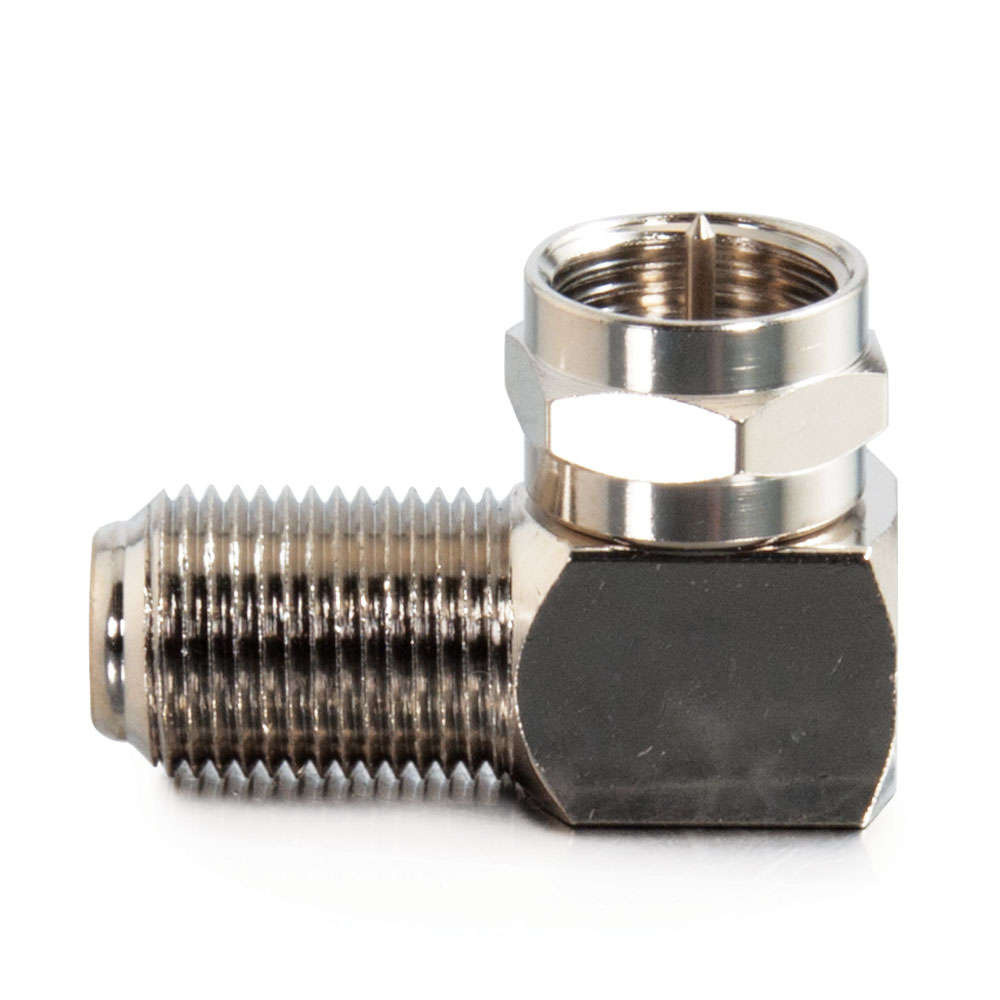 Right Angle F-Type M/F Adapter Multipack