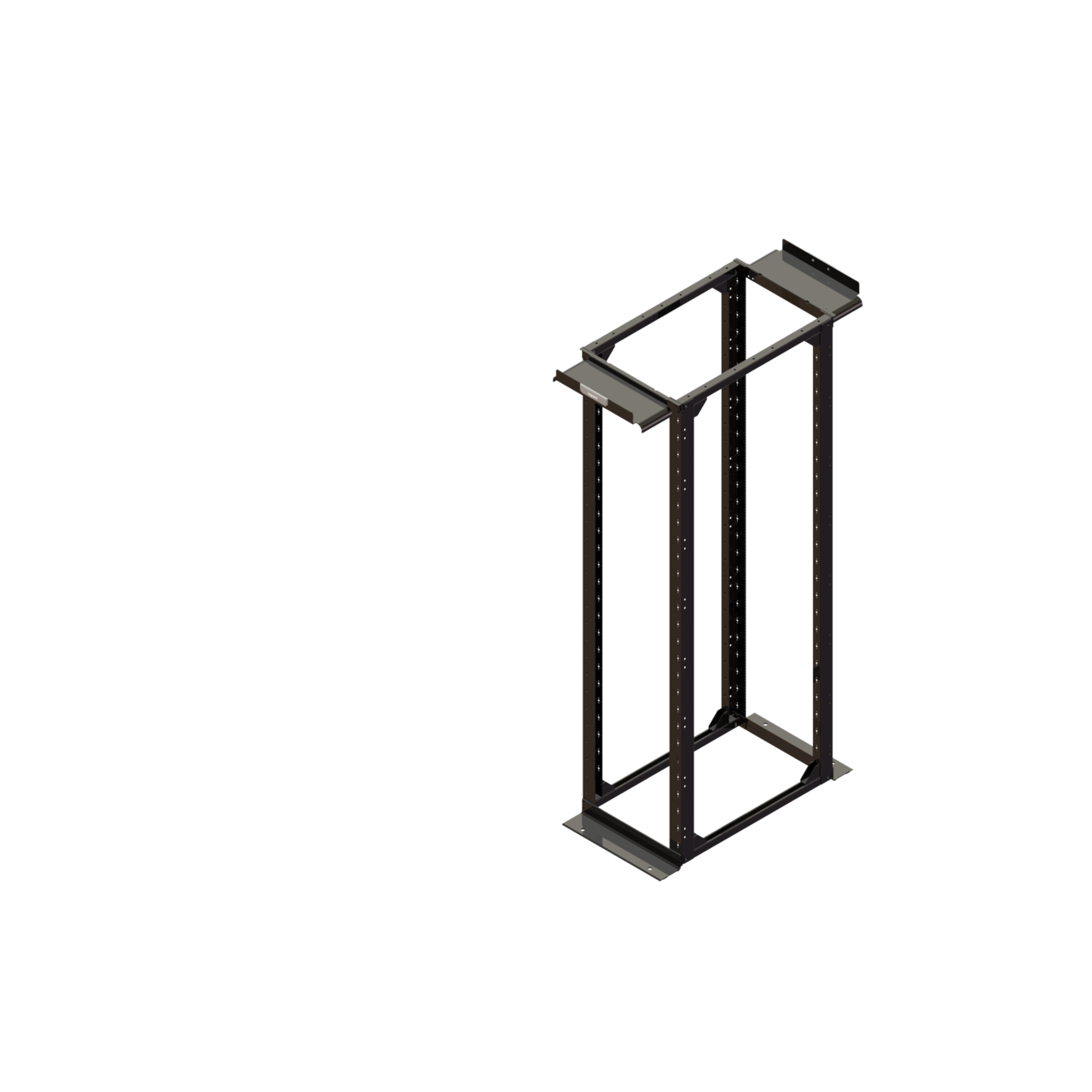 black mighty mo 20 post rack