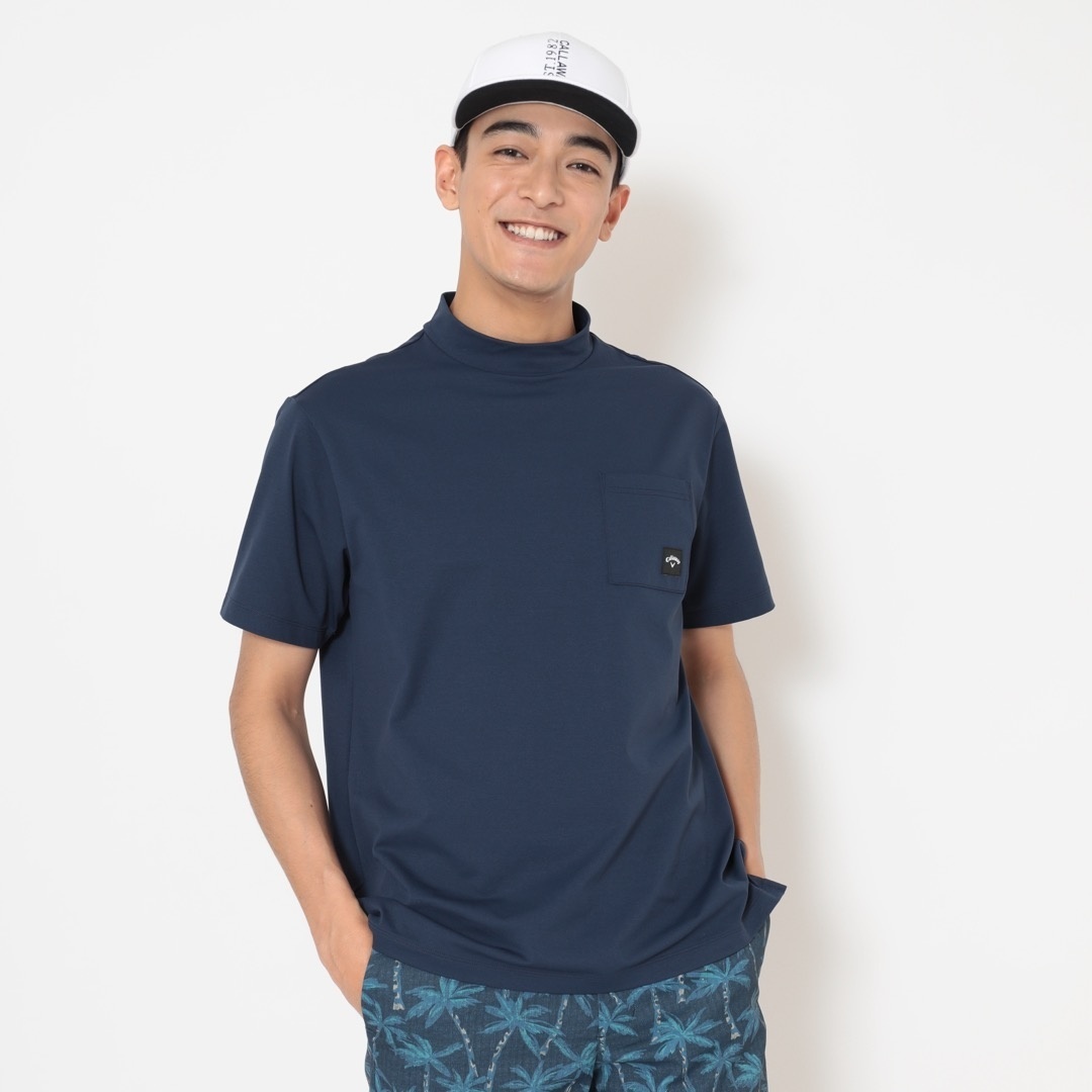 3℃裏クールリラックス半袖モックネック ※4Lサイズあり (MENS)