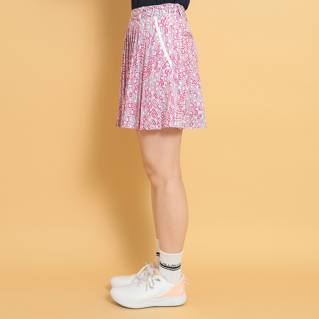 かざあなメッシュプリーツスカート (WOMENS)