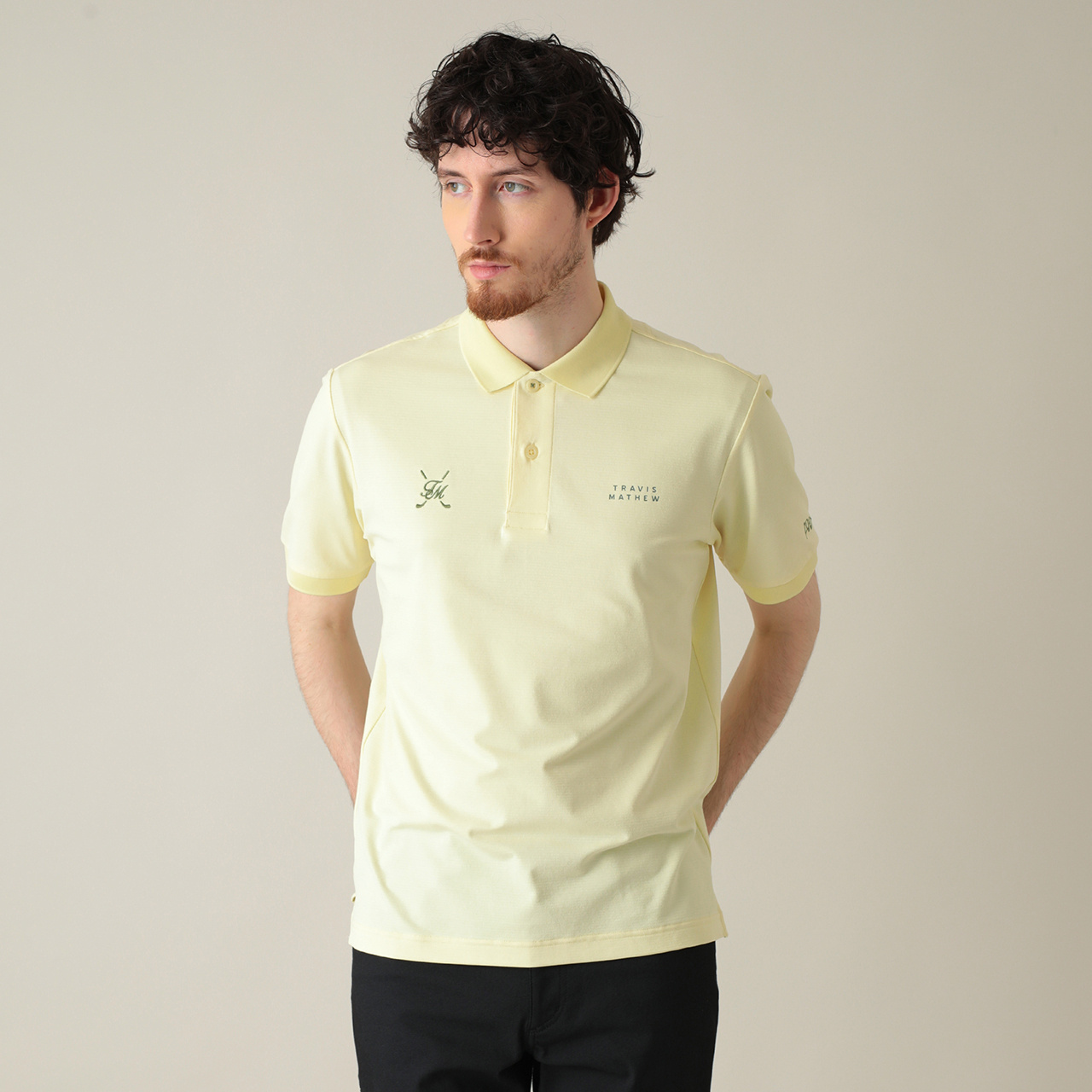 石川遼プロ着用】カラット®リブ衿半袖ポロ(MENS)
