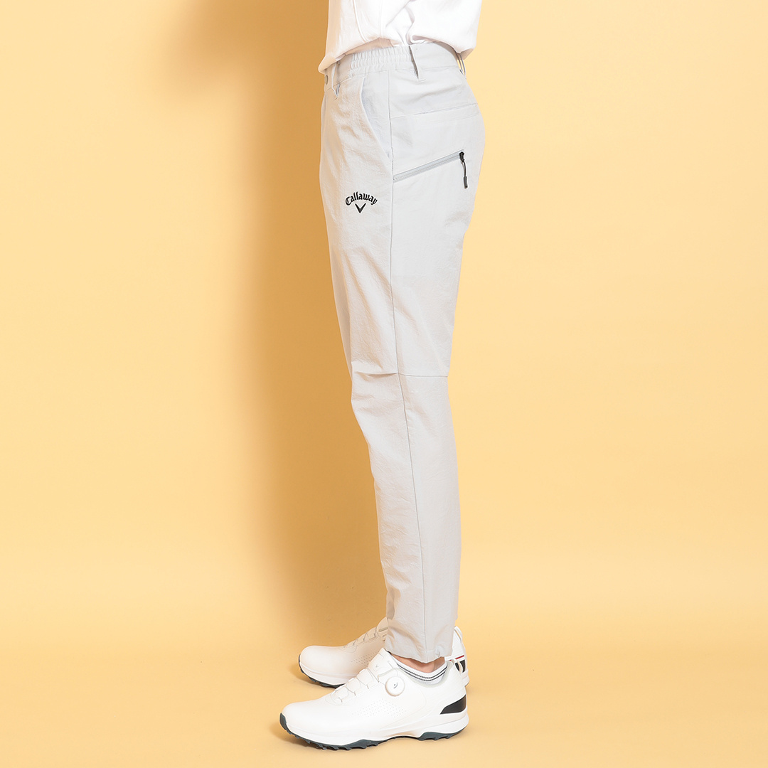 キャロウェイ☆ウエストが伸びるホワイトパンツ 未使用品 メンズ キャロウェイ Callaway パンツ 3L 白 ホワイト