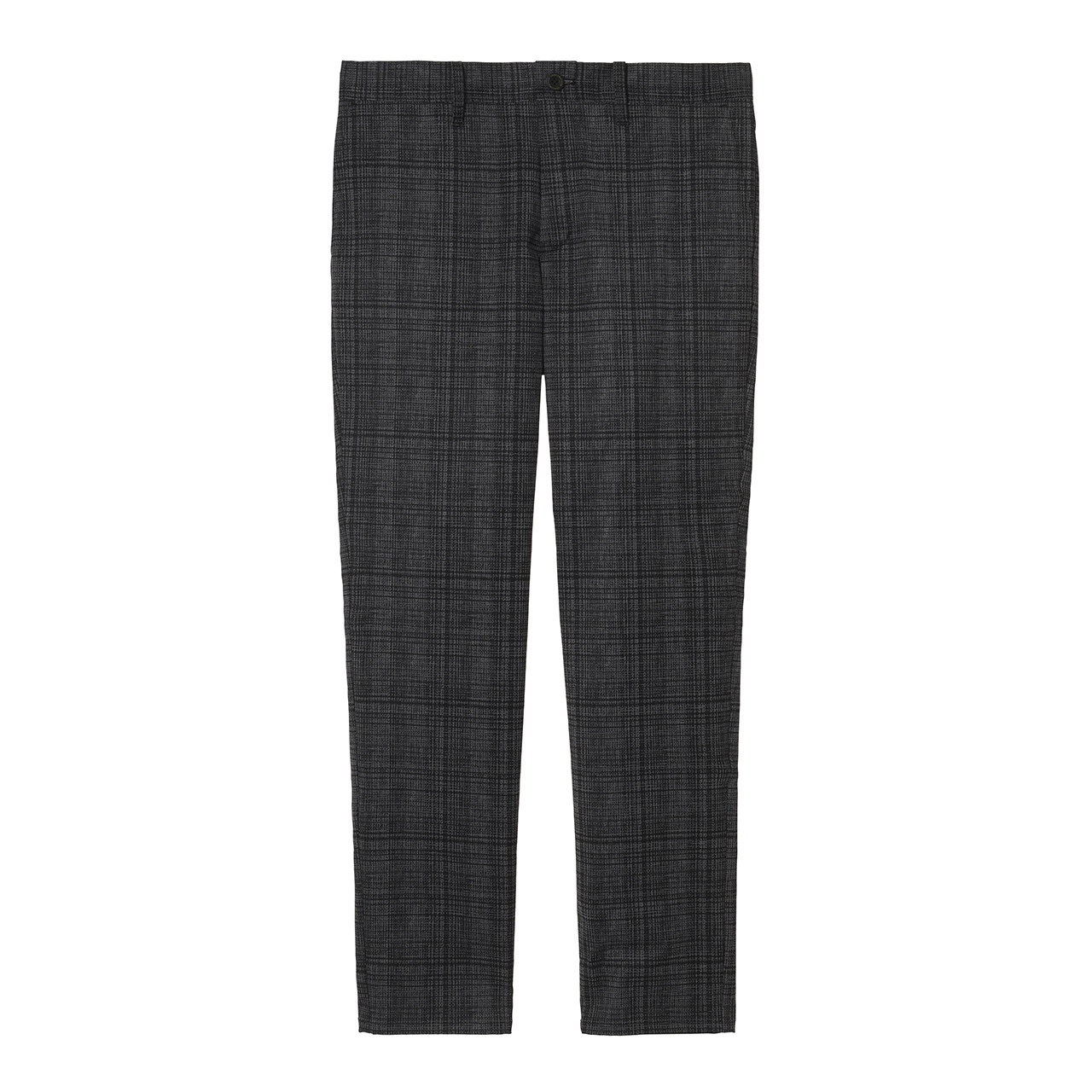チェックプリント テーパード パンツ(MENS)