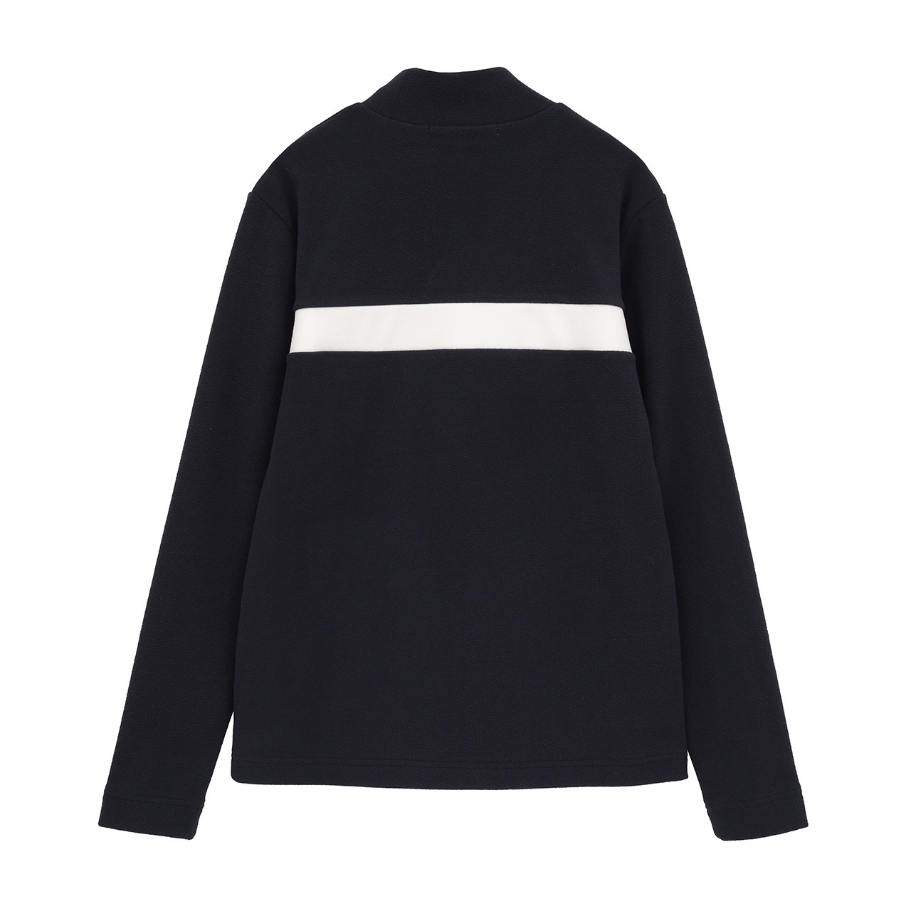 長袖チェストストライプモックネック(WOMENS)