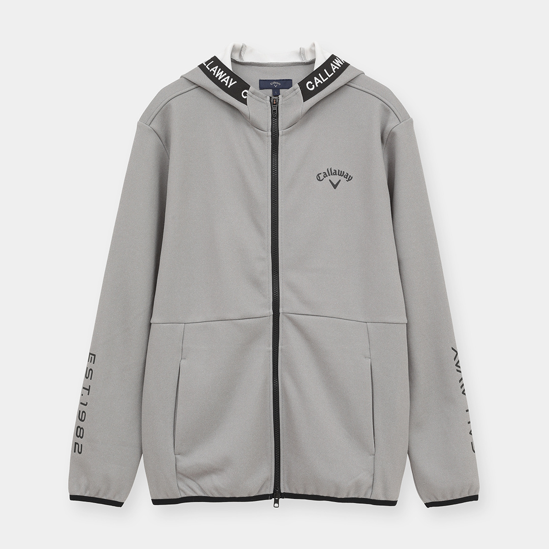 ダブルニットフルジップスウェットパーカー (MENS)