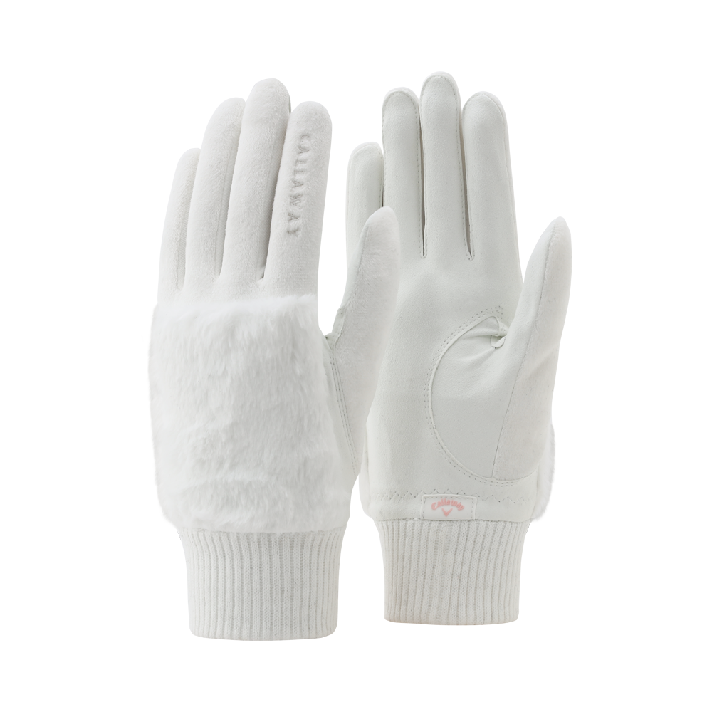 로맨틱 방한 워머 여성 양손 장갑 (2장)