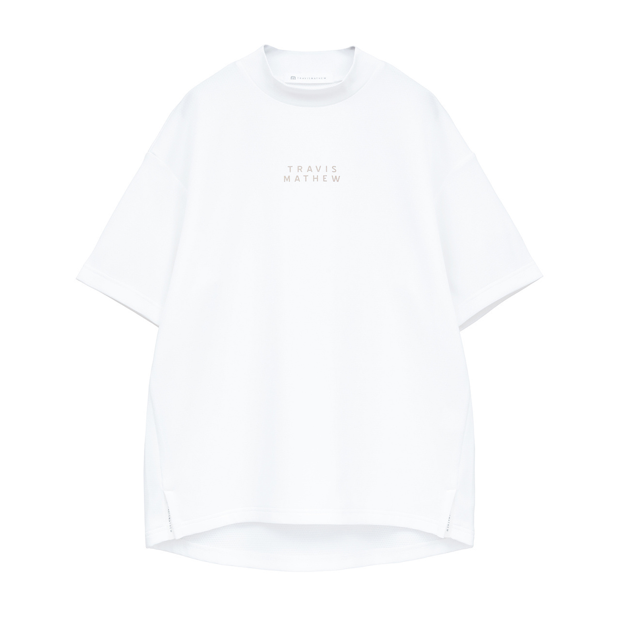 カラット®リラックスシルエット半袖セミモックネック(WOMENS)