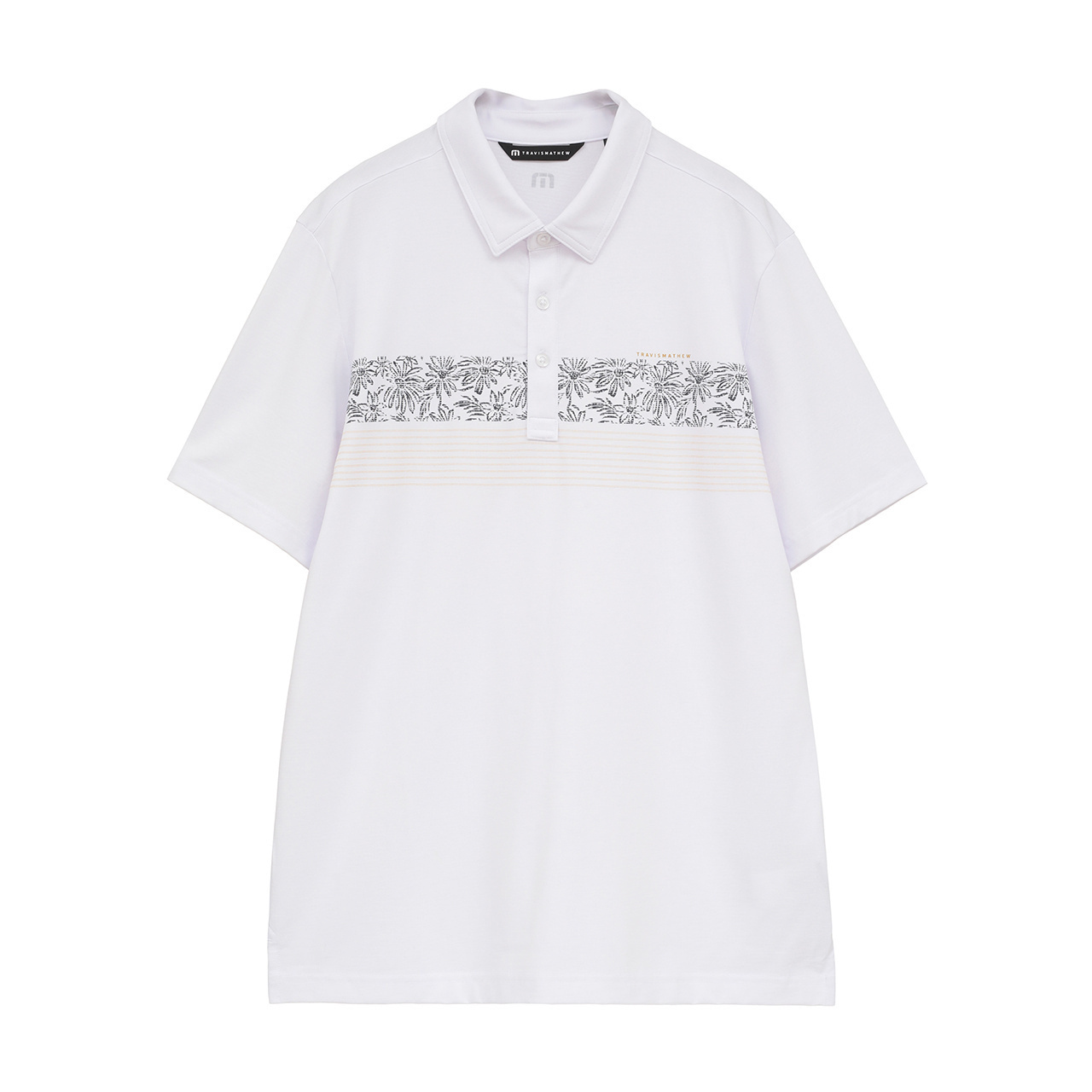 FLEX WE ME ストライプポロシャツ L オンライン限定】半袖チェストストライプポロ(MENS)
