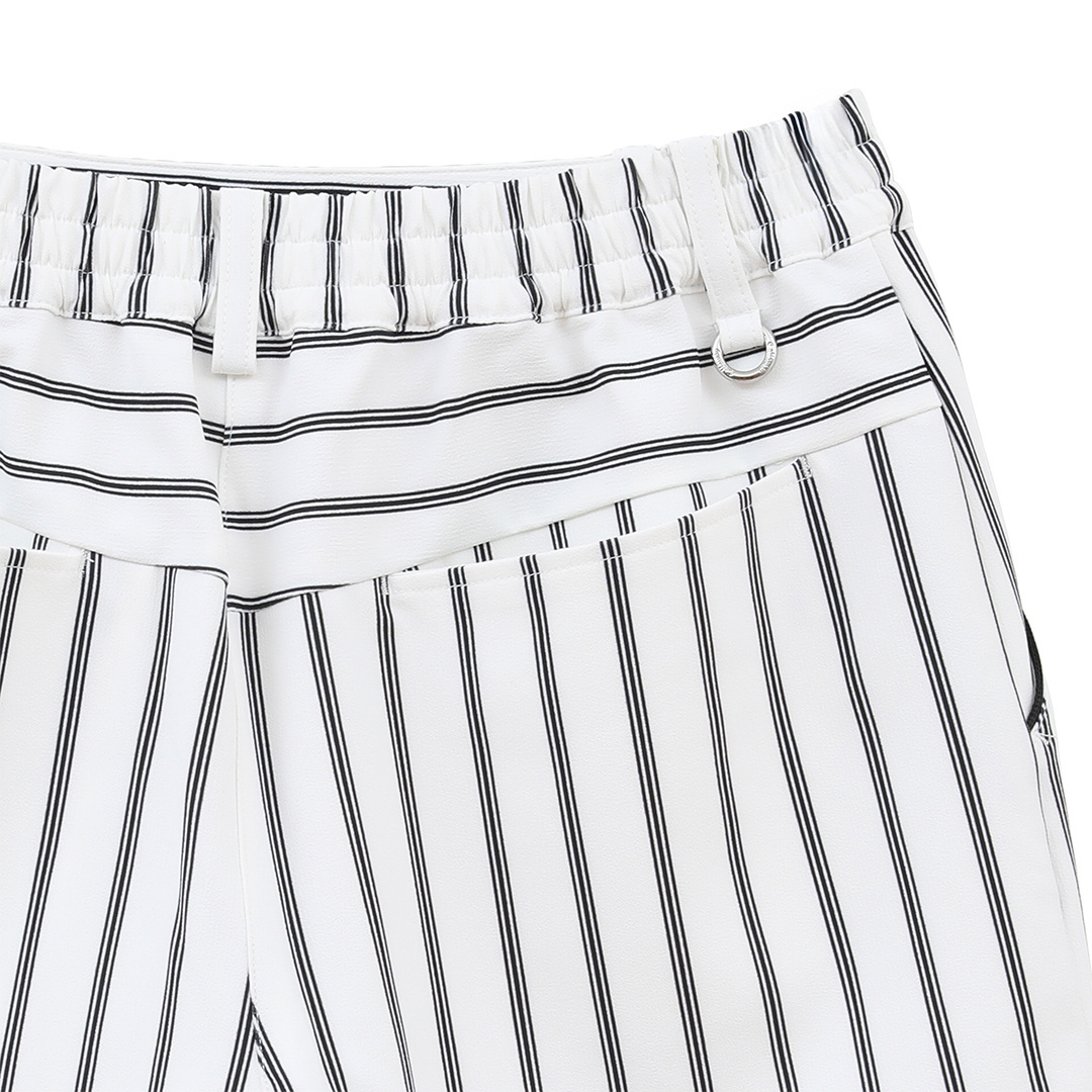 HUITIÈME スポーツショートパンツ ストライプ HUITIÈME スポーツショートパンツ ストライプ