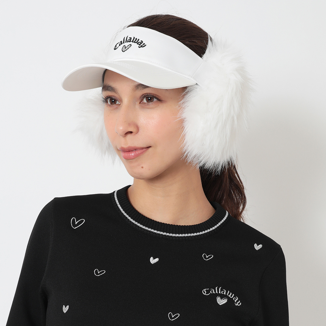 オンライン限定】ラブキャロウェイバイザー《耳当て取り外し可》 (WOMENS)