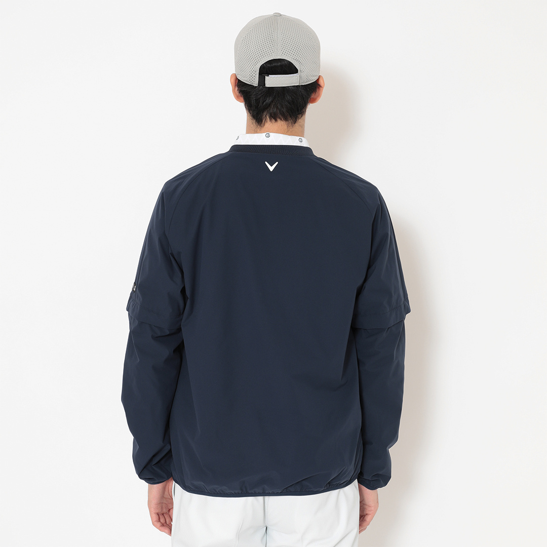 プルオーバー撥水2WAYブルゾン (MENS)