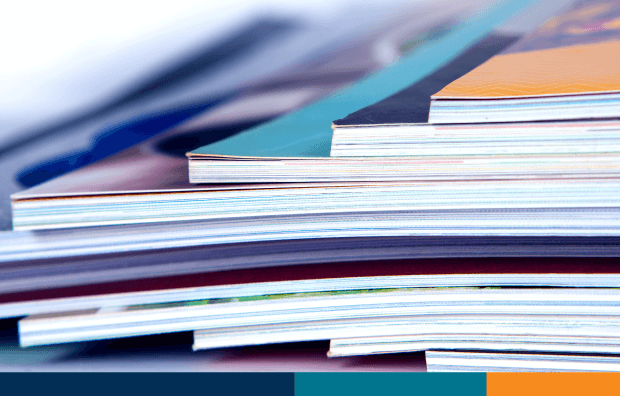 A stack of journals