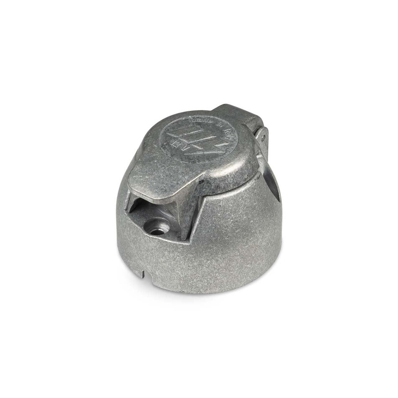 7-Pole 12V Aluminum Body Round Sockets - 00433700 AL 2 JPG