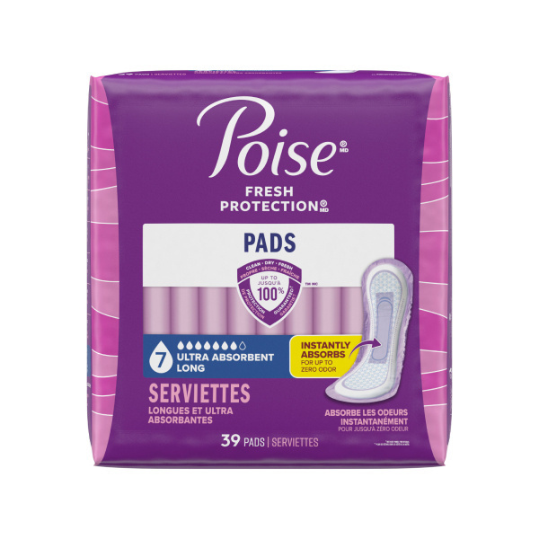 Poise Ultra Long Pad - 156/case (POULP2 Health & Beauty Health Care Incontinence Aids) photo