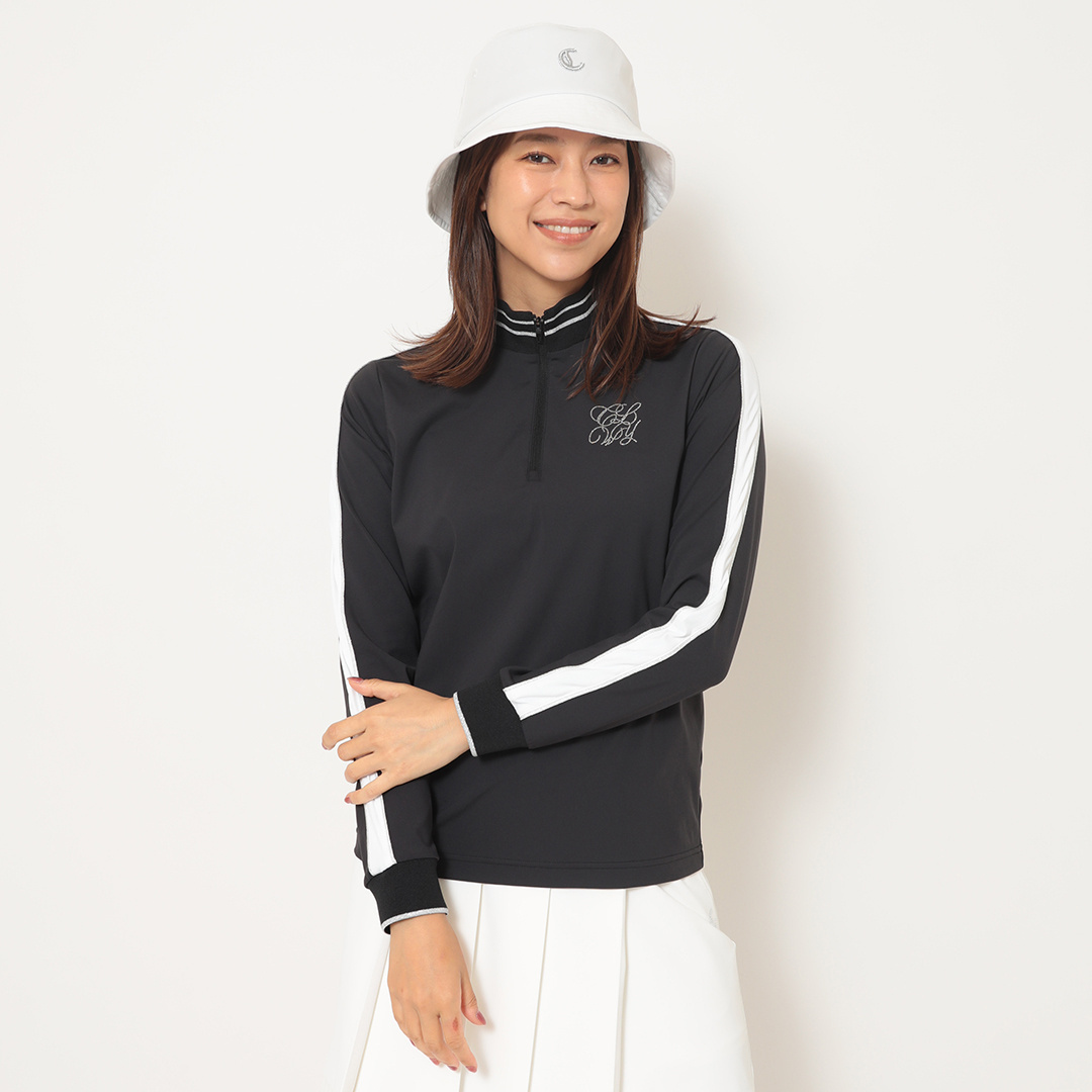 新品 キャロウェイ レッドレーベル ウエストゴム ネイビー Lサイズ CALLAWAY キャロウェイ レッドレーベル ロングパンツ サイド