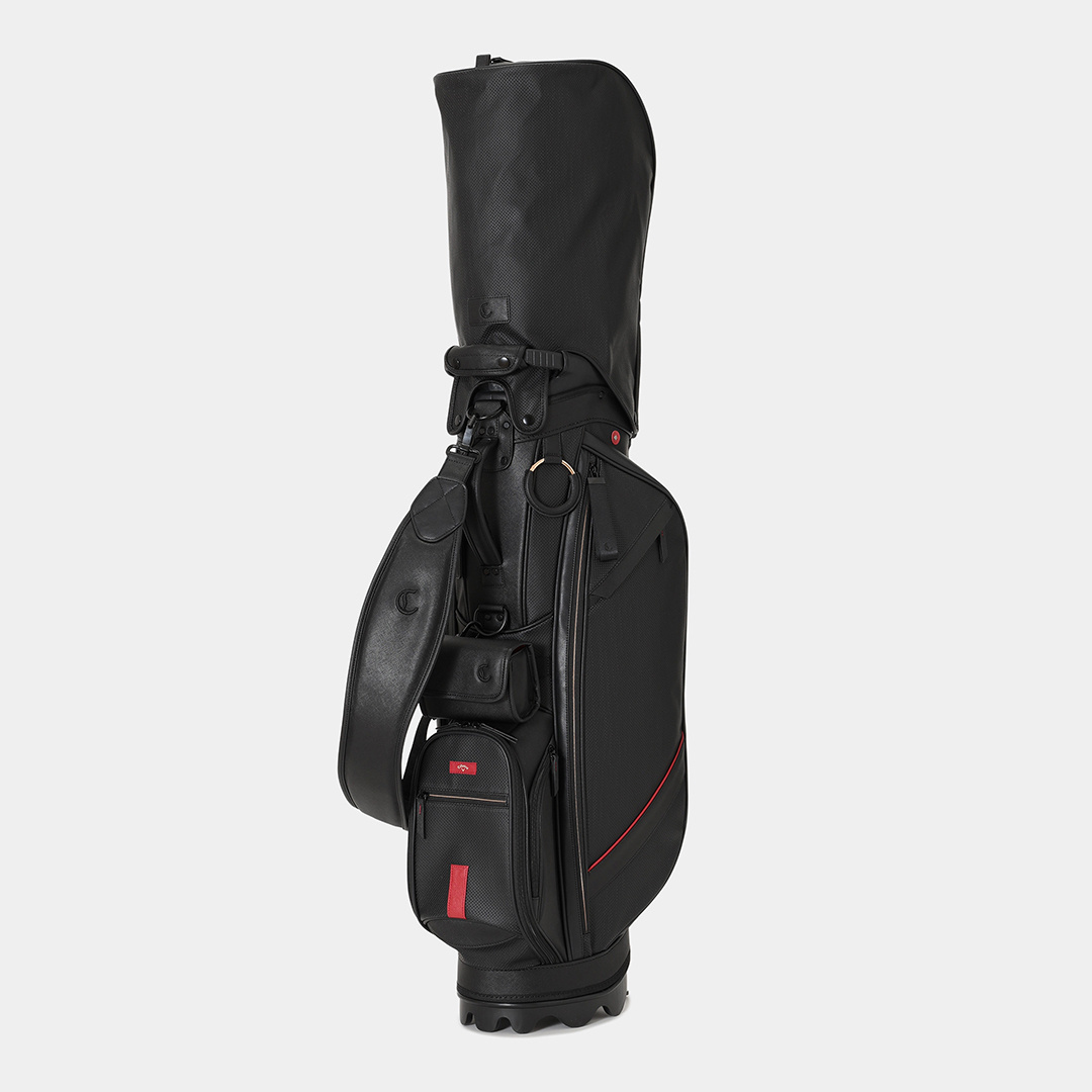 パンチング合皮スタンド式キャディバッグ (MENS)