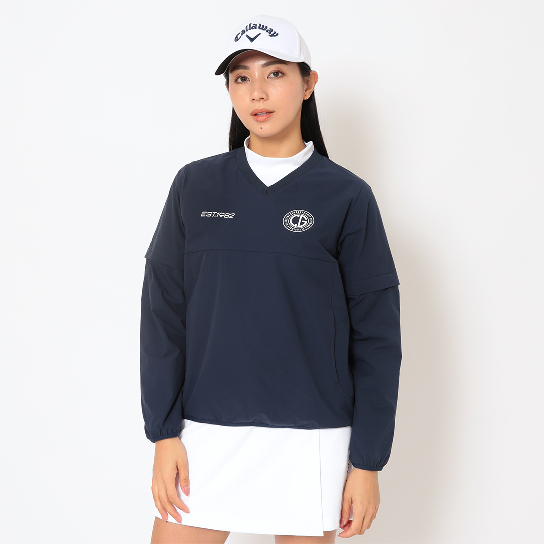 プルオーバー撥水2WAYブルゾン (WOMENS)