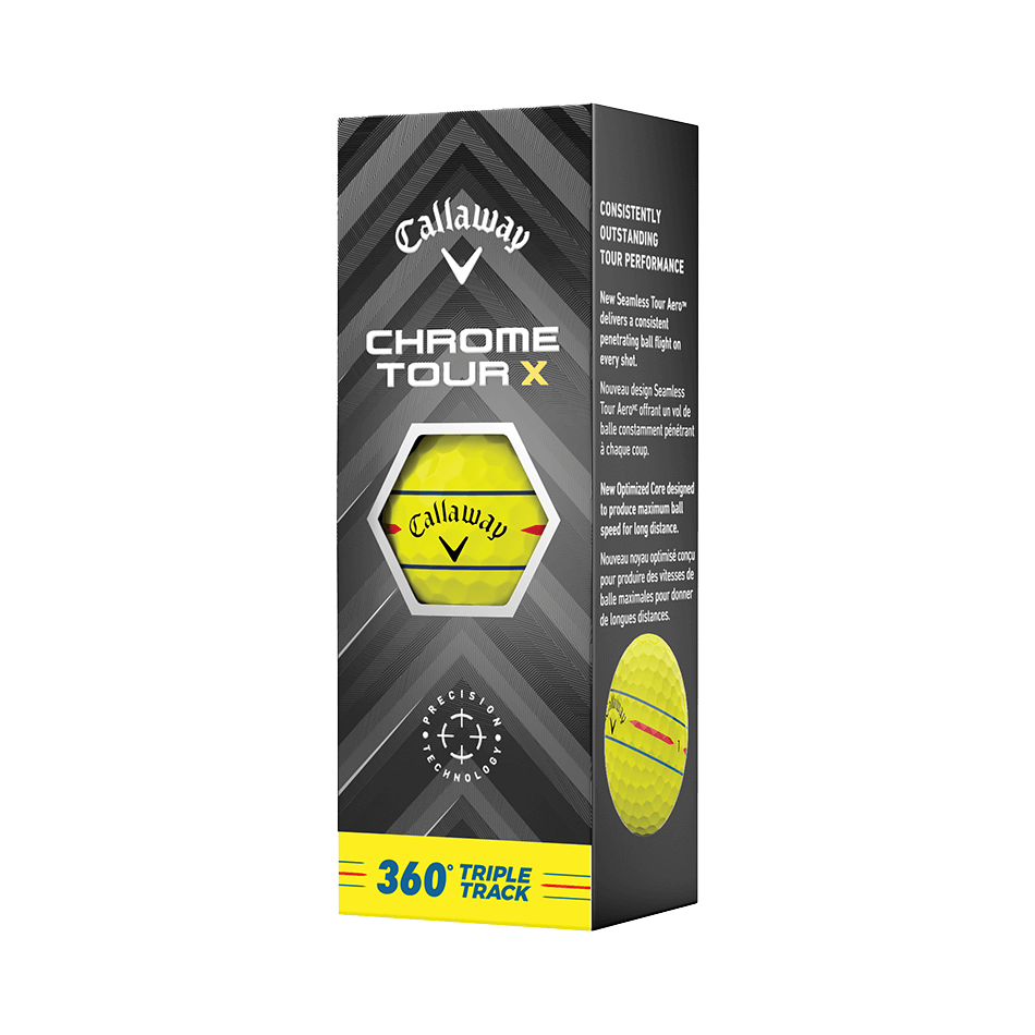 CHROME TOUR X 360° TRIPLE TRACKイエロー ボール【数量限定】