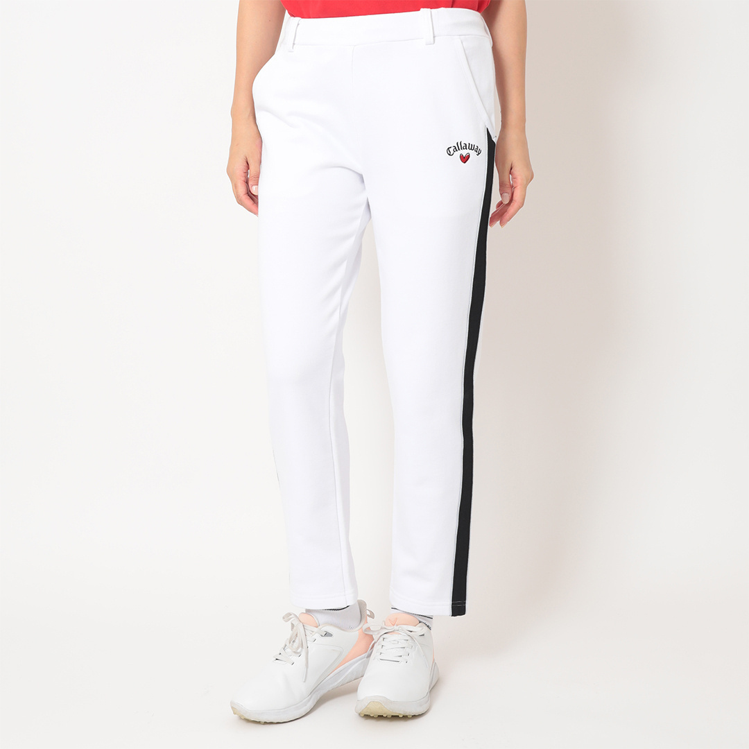 【LLサイズ】Callaway ラブキャロウェイ スウェットパンツ ホワイト オンライン限定】ラブキャロウェイスウェットパンツ (WOMENS)
