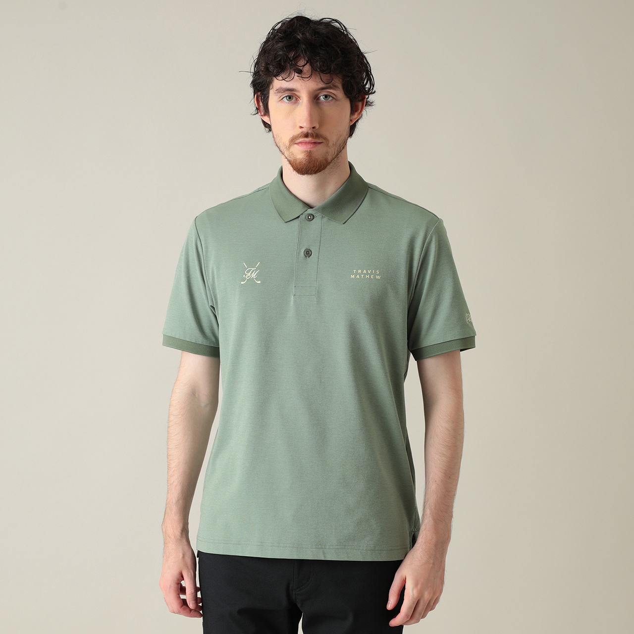 石川遼プロ着用】カラット®リブ衿半袖ポロ(MENS)