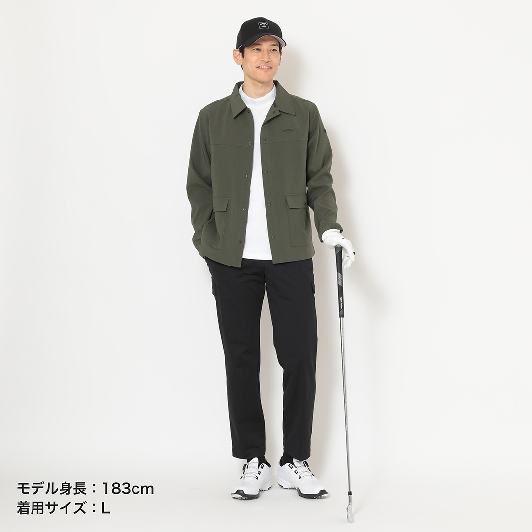 8WAYストレッチシワツイルシャツブルゾン (MENS)