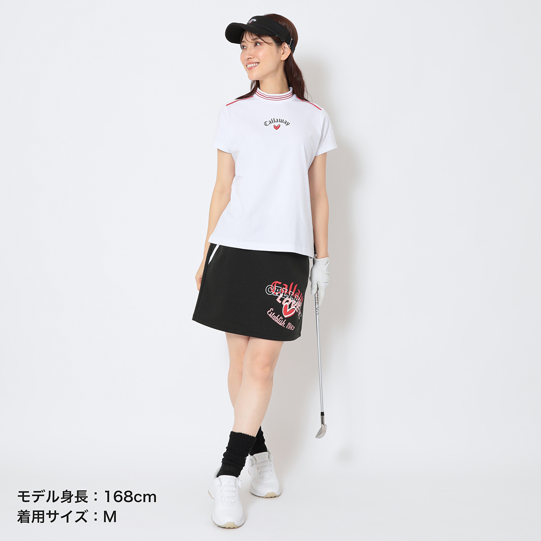 オンライン限定】ラブキャロウェイ半袖モックネックシャツ (WOMENS)