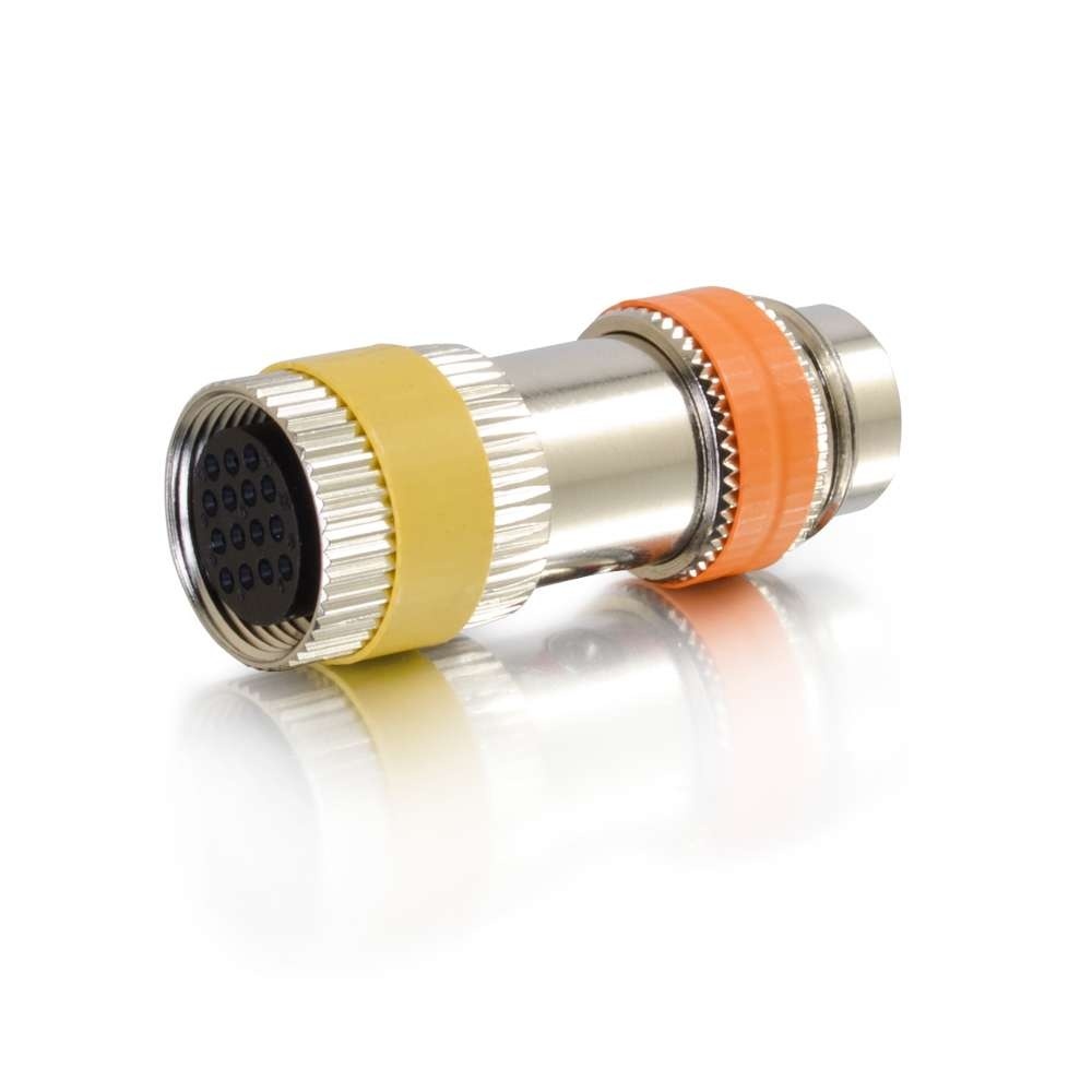 RapidRun Multi-Format (Orange) Runner to PC (Yellow) 15-pin Din Adapter