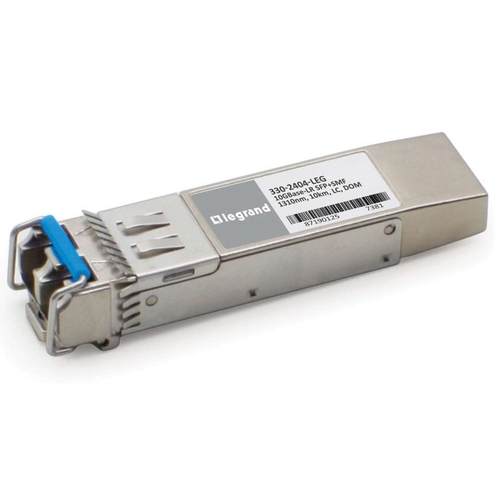 Dell 330-2404 Compatible 10GBase-LR SFP+ Transceiver Module with Digital Optical Monitoring (Single-Mode, 1310nm, 10km, LC, DOM)