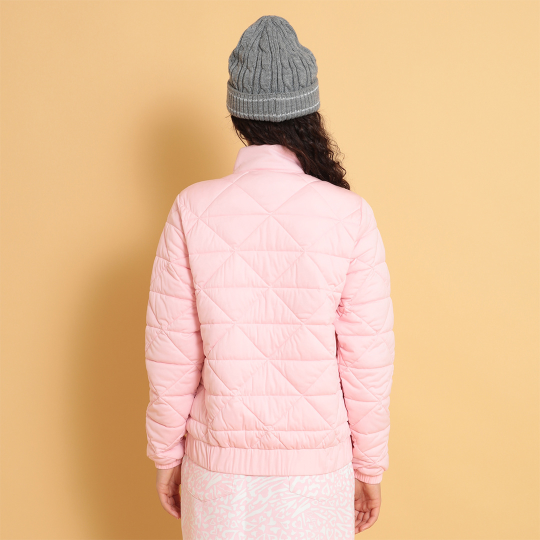 スターストレッチフルジップ中綿ブルゾン (WOMENS)