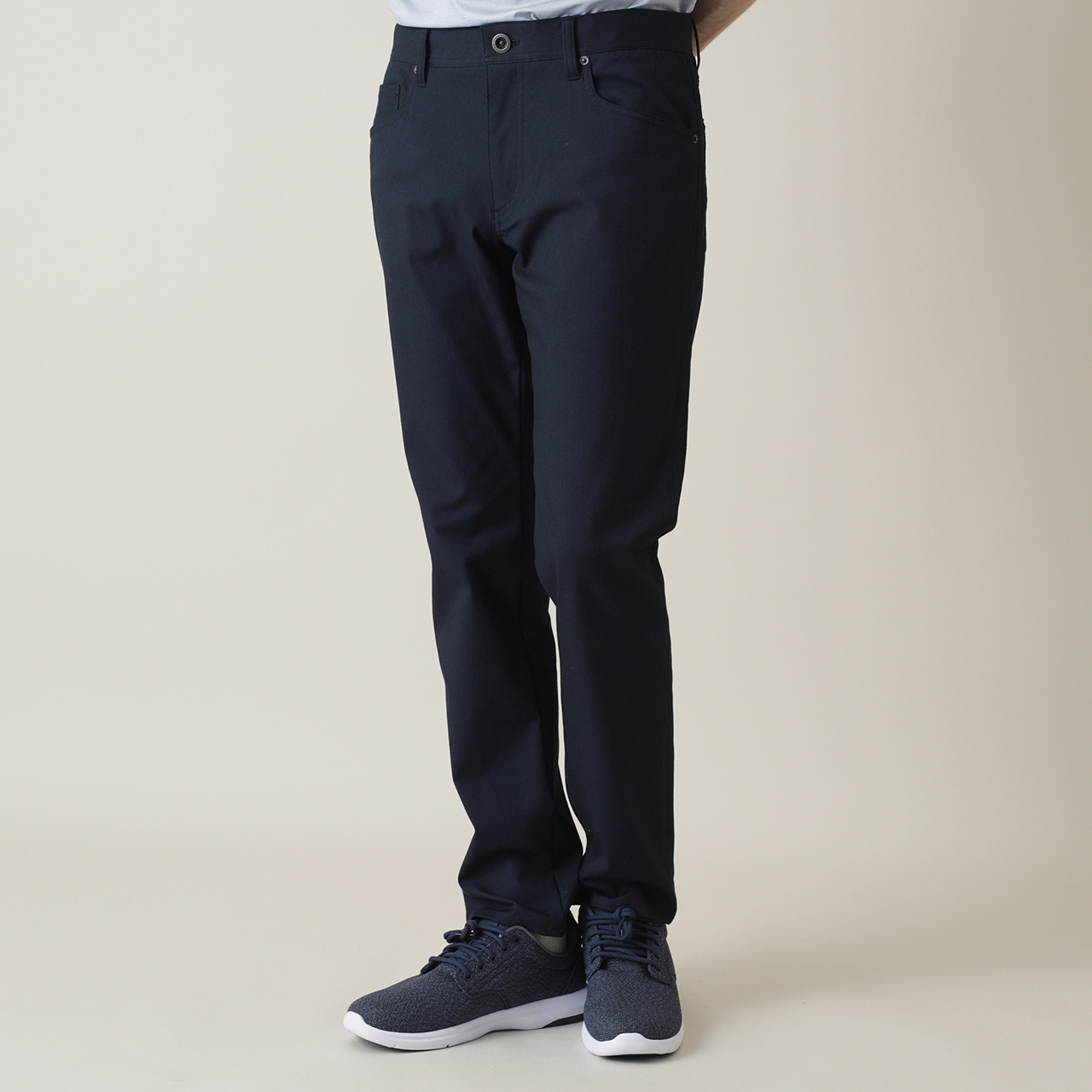 石川遼プロ着用】5ポケット カルゼストレッチ スリムパンツ(MENS)