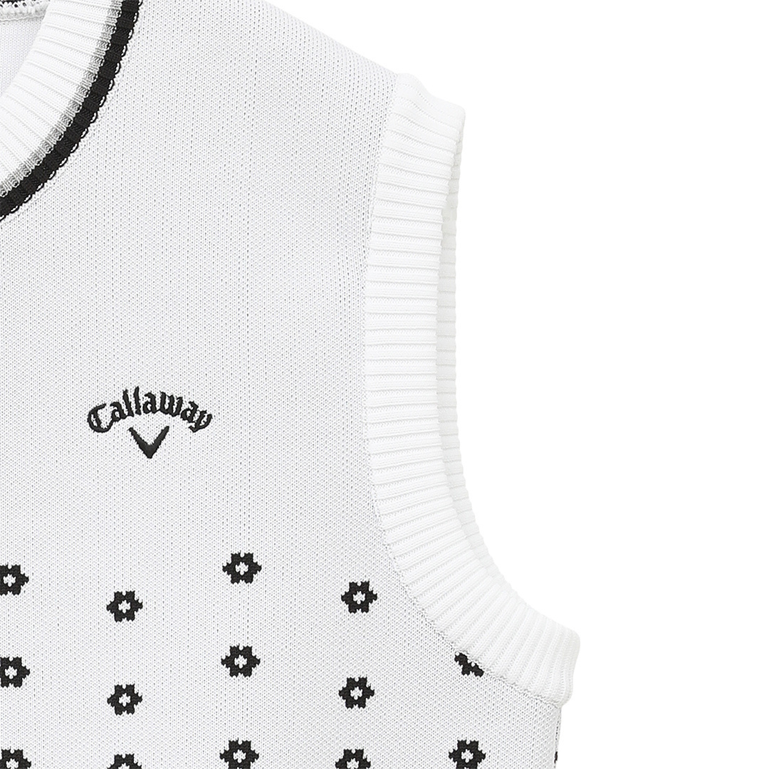 【美品】GOLF WANG フラワーベスト 花柄 Vネック 美品】GOLF WANG ゴルフワン フラワー 花柄 ニットベスト - メルカリ