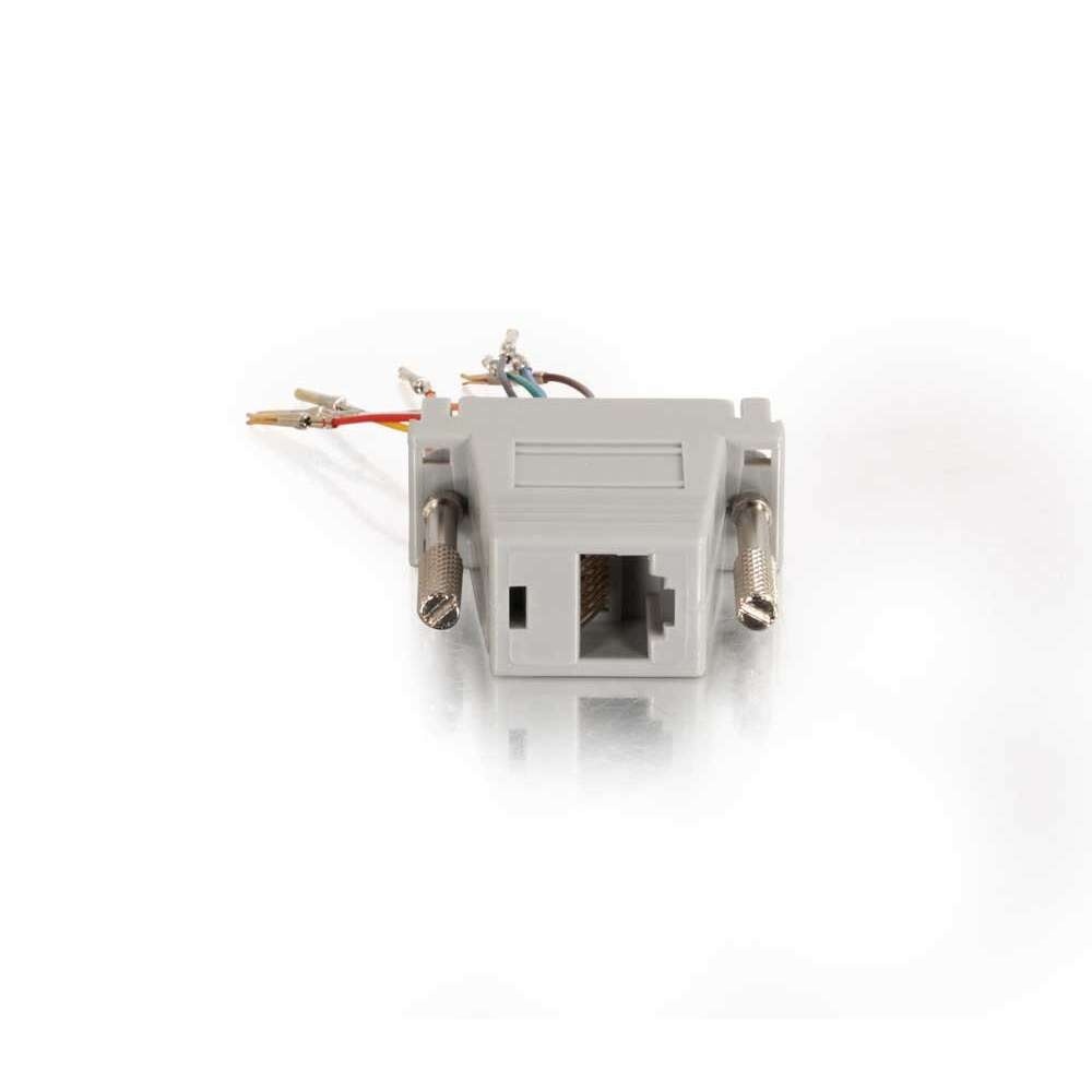 RJ45 to DB15 Female Modular Adapter