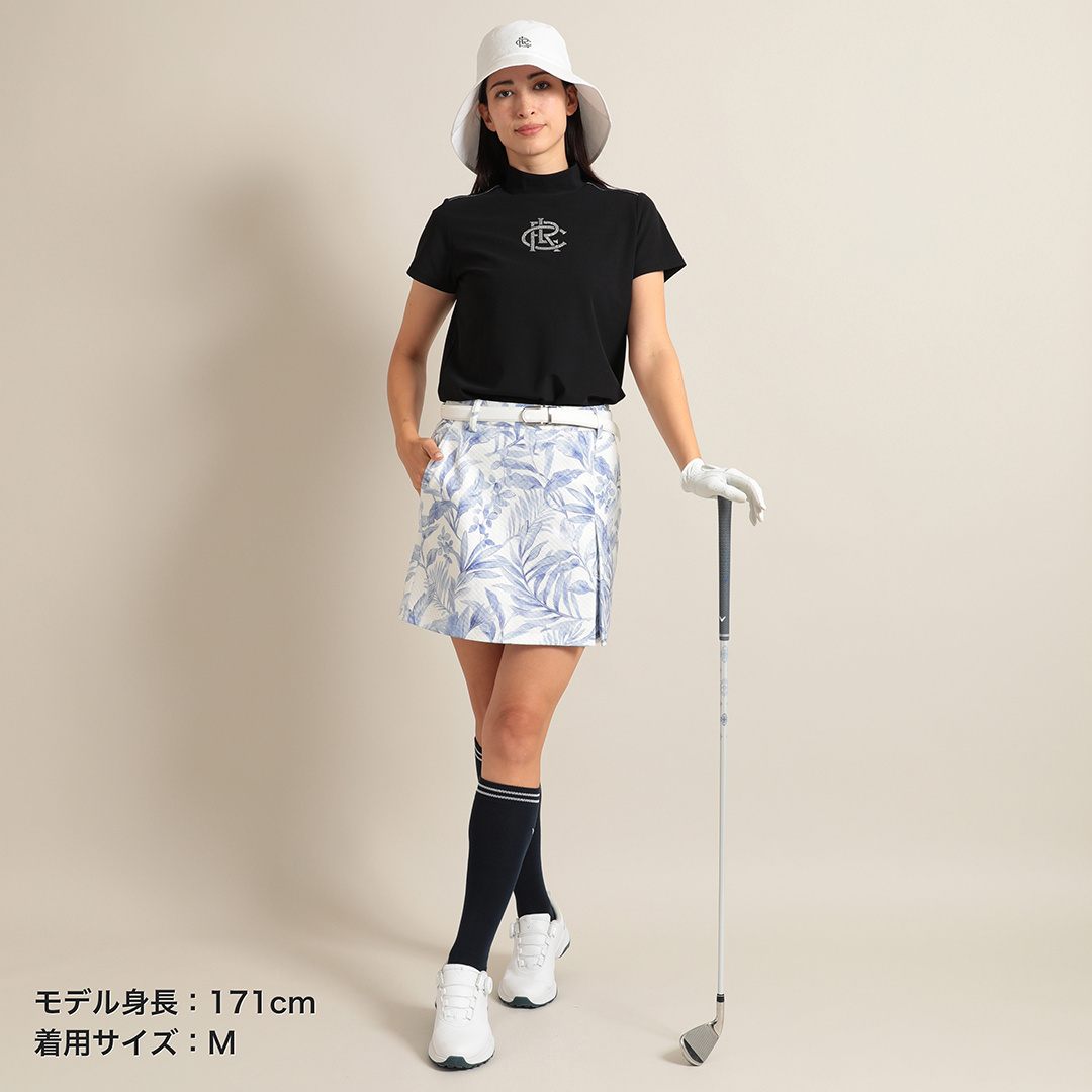 ボタニカルプリントバスケット スカート (WOMENS)