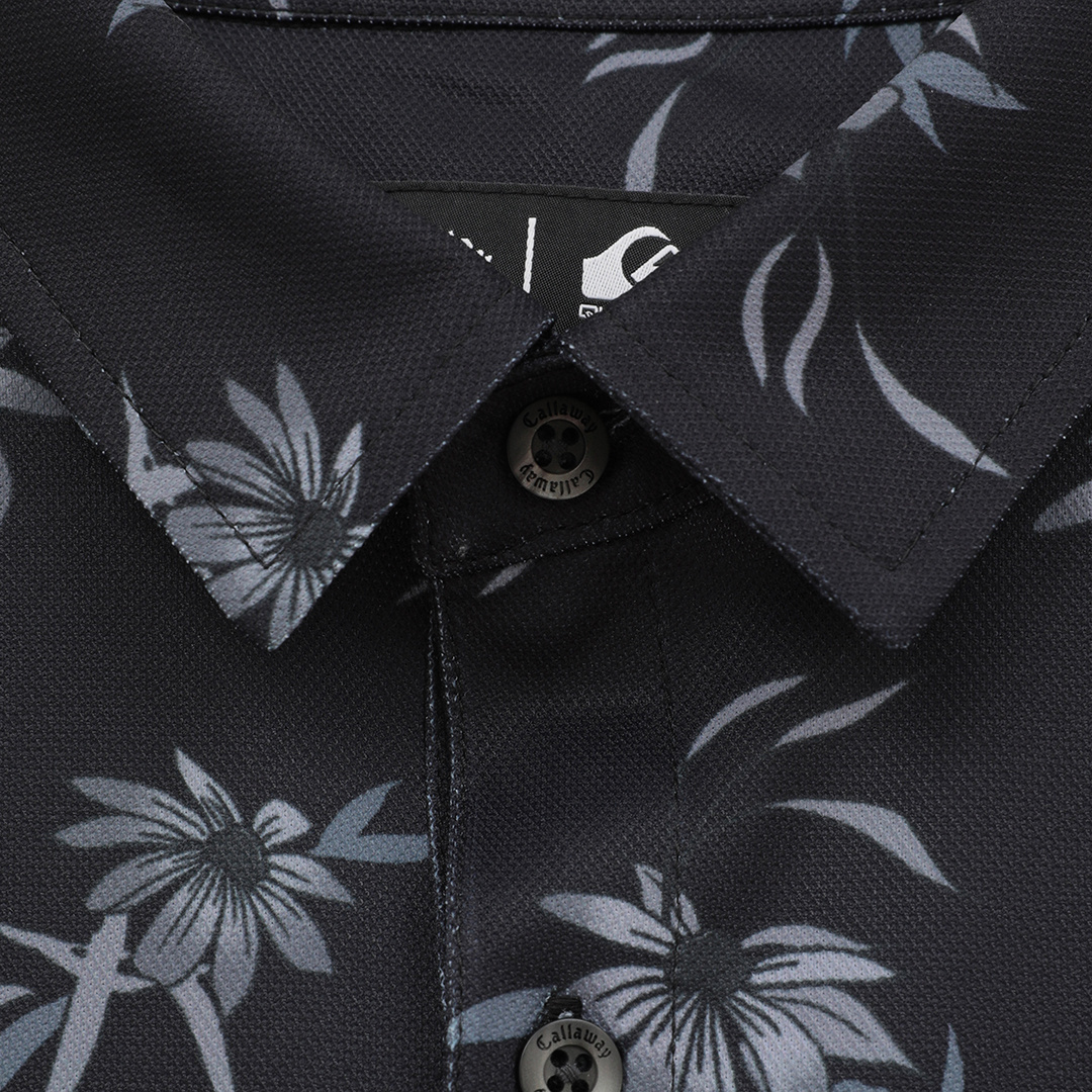 QUIKSILVERコラボ/花柄プリント半袖シャツ (MENS)