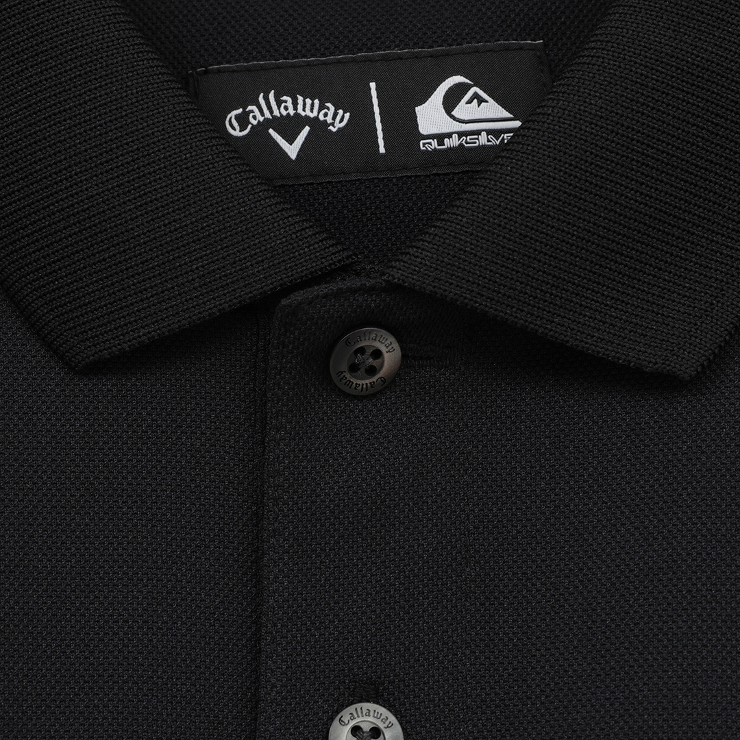 QUIKSILVERコラボ/バックロゴ半袖ポロシャツ (MENS)