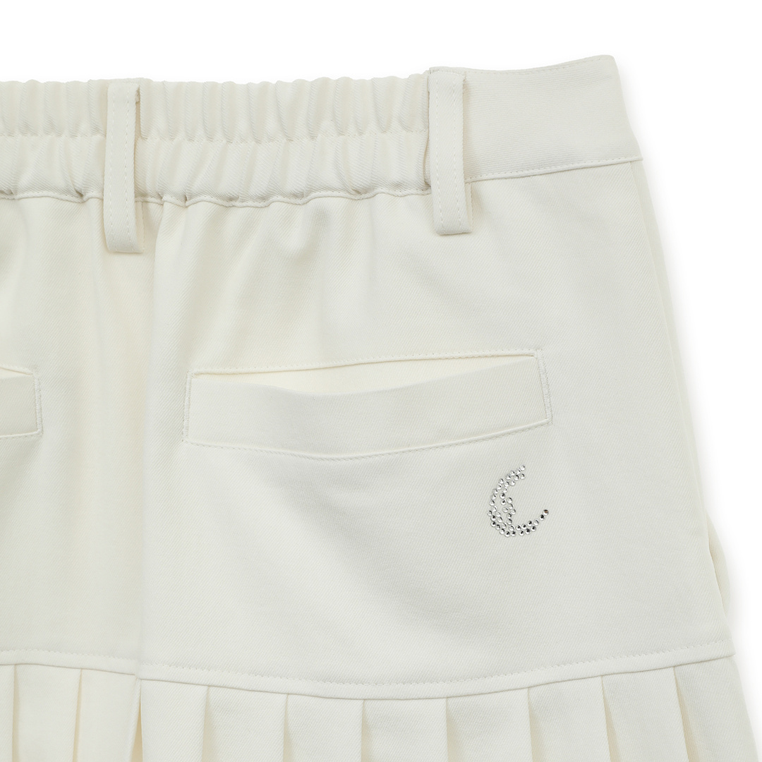 ポリエステルツイルプリーツスカート (WOMENS)