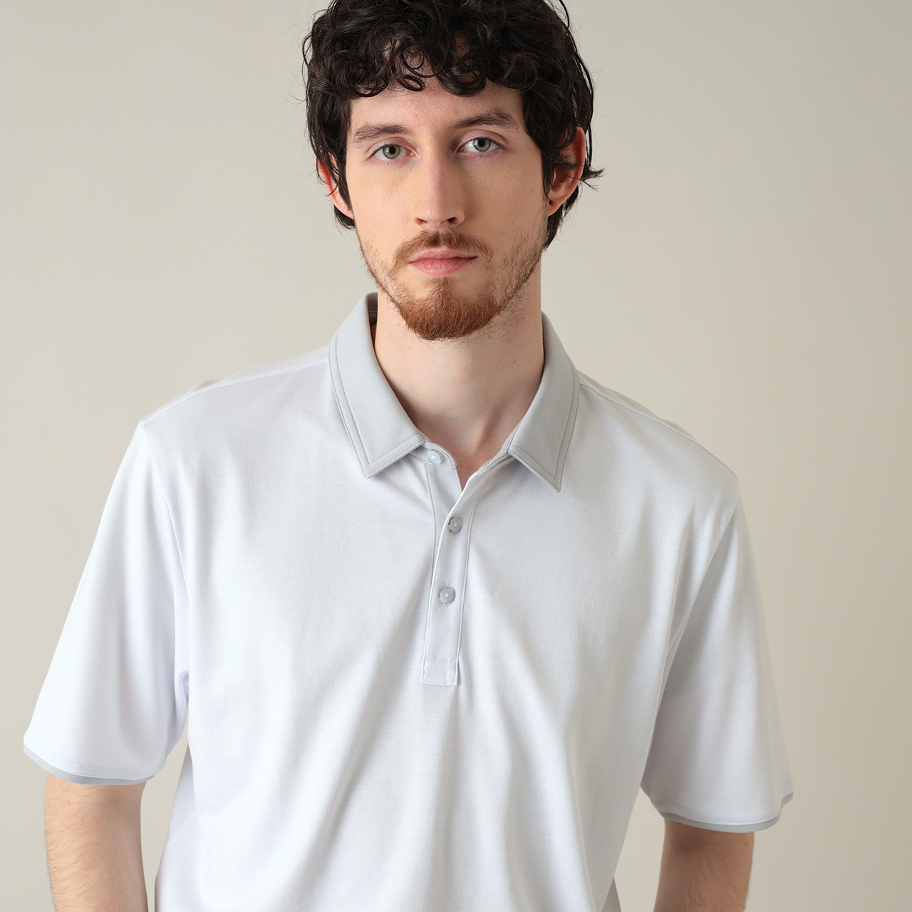 半袖クレリックポロ(MENS)