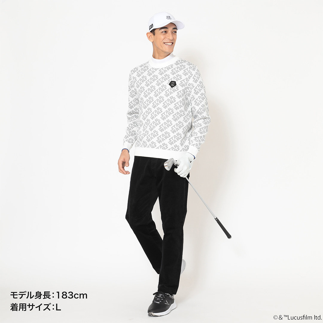 オンライン限定】スター・ウォーズ/ジャカードクルーネックニット ※4L