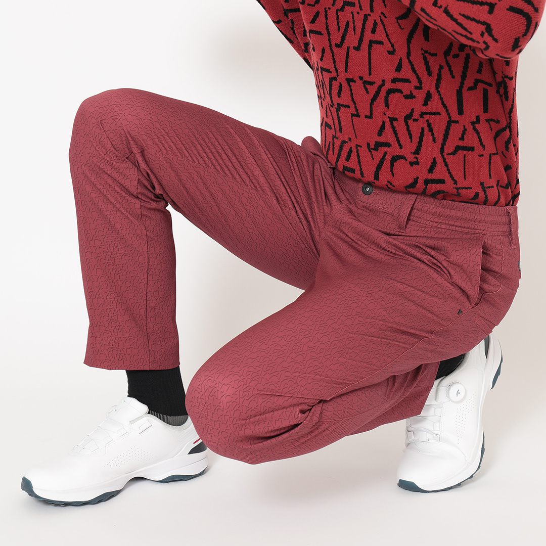 タグ付き　美品　Callaway golf ストレッチ素材　パンツ　洗える 8WAYストレッチ裏微起毛カルゼロゴパンツ (MENS)