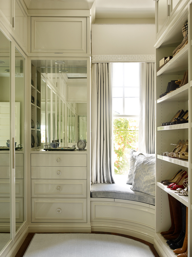Bring on the closet envy! Glitzy atlanta bathroom